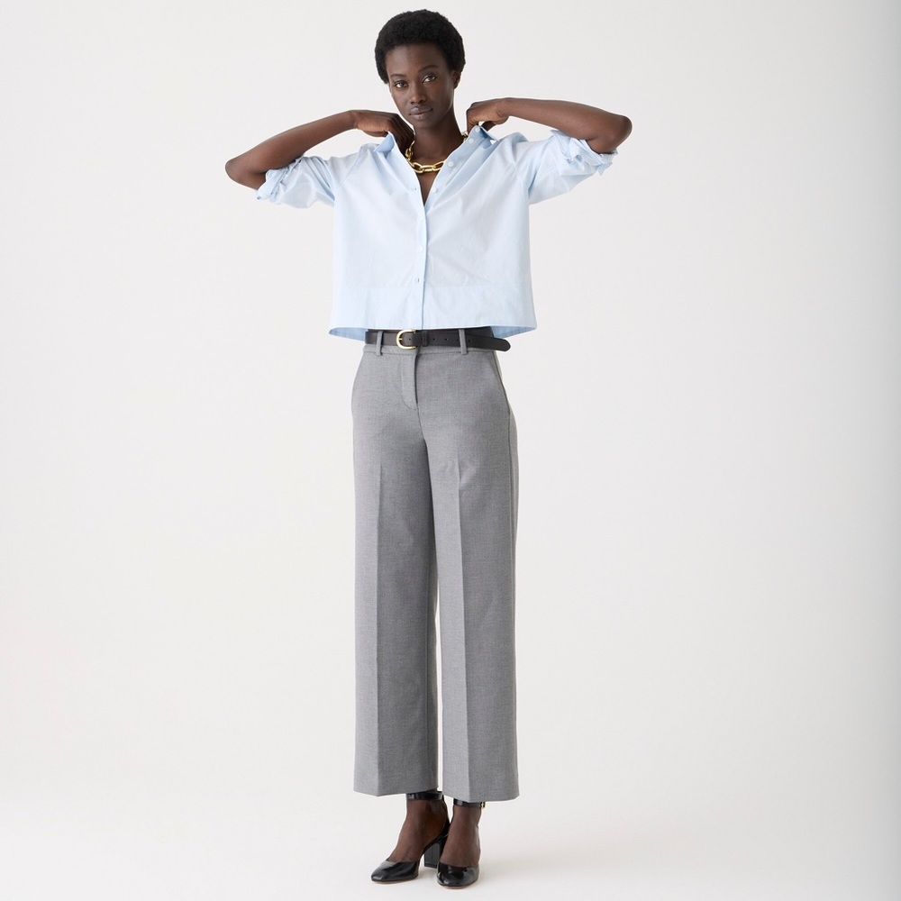 J. Crew Gray Wide Leg Pants